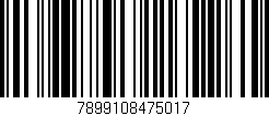Código de barras (EAN, GTIN, SKU, ISBN): '7899108475017'