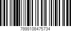 Código de barras (EAN, GTIN, SKU, ISBN): '7899108475734'