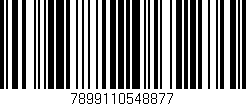 Código de barras (EAN, GTIN, SKU, ISBN): '7899110548877'