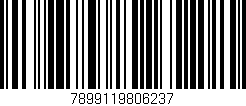 Código de barras (EAN, GTIN, SKU, ISBN): '7899119806237'
