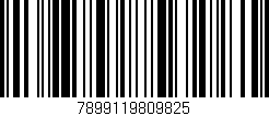 Código de barras (EAN, GTIN, SKU, ISBN): '7899119809825'