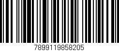 Código de barras (EAN, GTIN, SKU, ISBN): '7899119858205'