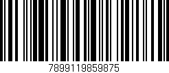 Código de barras (EAN, GTIN, SKU, ISBN): '7899119859875'