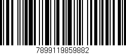 Código de barras (EAN, GTIN, SKU, ISBN): '7899119859882'