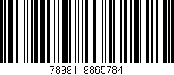 Código de barras (EAN, GTIN, SKU, ISBN): '7899119865784'