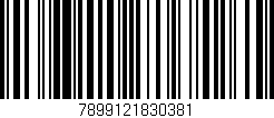 Código de barras (EAN, GTIN, SKU, ISBN): '7899121830381'
