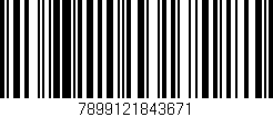Código de barras (EAN, GTIN, SKU, ISBN): '7899121843671'