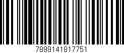 Código de barras (EAN, GTIN, SKU, ISBN): '7899141817751'