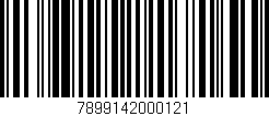 Código de barras (EAN, GTIN, SKU, ISBN): '7899142000121'