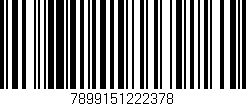 Código de barras (EAN, GTIN, SKU, ISBN): '7899151222378'