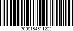 Código de barras (EAN, GTIN, SKU, ISBN): '7899154511233'
