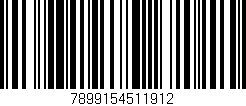 Código de barras (EAN, GTIN, SKU, ISBN): '7899154511912'