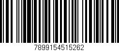 Código de barras (EAN, GTIN, SKU, ISBN): '7899154515262'