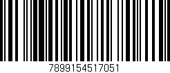 Código de barras (EAN, GTIN, SKU, ISBN): '7899154517051'