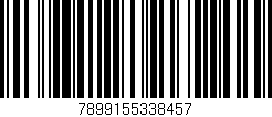 Código de barras (EAN, GTIN, SKU, ISBN): '7899155338457'