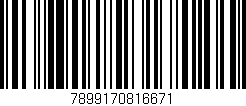 Código de barras (EAN, GTIN, SKU, ISBN): '7899170816671'