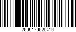 Código de barras (EAN, GTIN, SKU, ISBN): '7899170820418'