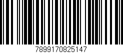 Código de barras (EAN, GTIN, SKU, ISBN): '7899170825147'