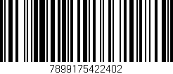 Código de barras (EAN, GTIN, SKU, ISBN): '7899175422402'