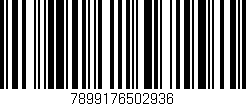 Código de barras (EAN, GTIN, SKU, ISBN): '7899176502936'