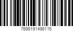 Código de barras (EAN, GTIN, SKU, ISBN): '7899191498115'