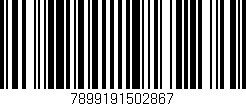 Código de barras (EAN, GTIN, SKU, ISBN): '7899191502867'