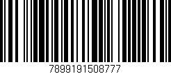 Código de barras (EAN, GTIN, SKU, ISBN): '7899191508777'