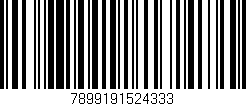 Código de barras (EAN, GTIN, SKU, ISBN): '7899191524333'