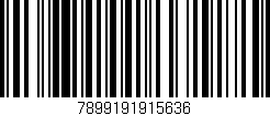 Código de barras (EAN, GTIN, SKU, ISBN): '7899191915636'