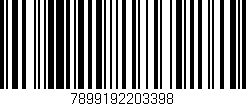 Código de barras (EAN, GTIN, SKU, ISBN): '7899192203398'