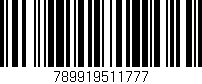 Código de barras (EAN, GTIN, SKU, ISBN): '789919511777'