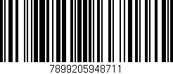 Código de barras (EAN, GTIN, SKU, ISBN): '7899205948711'