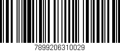 Código de barras (EAN, GTIN, SKU, ISBN): '7899206310029'