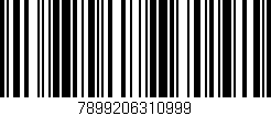 Código de barras (EAN, GTIN, SKU, ISBN): '7899206310999'