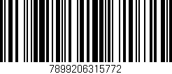 Código de barras (EAN, GTIN, SKU, ISBN): '7899206315772'