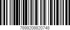 Código de barras (EAN, GTIN, SKU, ISBN): '7899208820748'