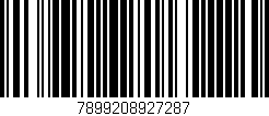 Código de barras (EAN, GTIN, SKU, ISBN): '7899208927287'