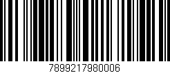 Código de barras (EAN, GTIN, SKU, ISBN): '7899217980006'