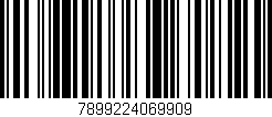 Código de barras (EAN, GTIN, SKU, ISBN): '7899224069909'