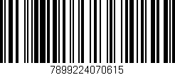 Código de barras (EAN, GTIN, SKU, ISBN): '7899224070615'