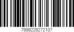 Código de barras (EAN, GTIN, SKU, ISBN): '7899228272107'