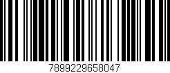 Código de barras (EAN, GTIN, SKU, ISBN): '7899229658047'