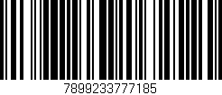 Código de barras (EAN, GTIN, SKU, ISBN): '7899233777185'