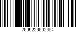 Código de barras (EAN, GTIN, SKU, ISBN): '7899238803384'