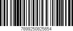 Código de barras (EAN, GTIN, SKU, ISBN): '7899250825654'