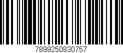 Código de barras (EAN, GTIN, SKU, ISBN): '7899250830757'