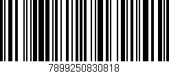 Código de barras (EAN, GTIN, SKU, ISBN): '7899250830818'
