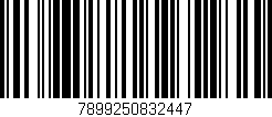 Código de barras (EAN, GTIN, SKU, ISBN): '7899250832447'