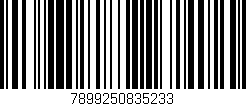 Código de barras (EAN, GTIN, SKU, ISBN): '7899250835233'