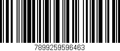 Código de barras (EAN, GTIN, SKU, ISBN): '7899259596463'